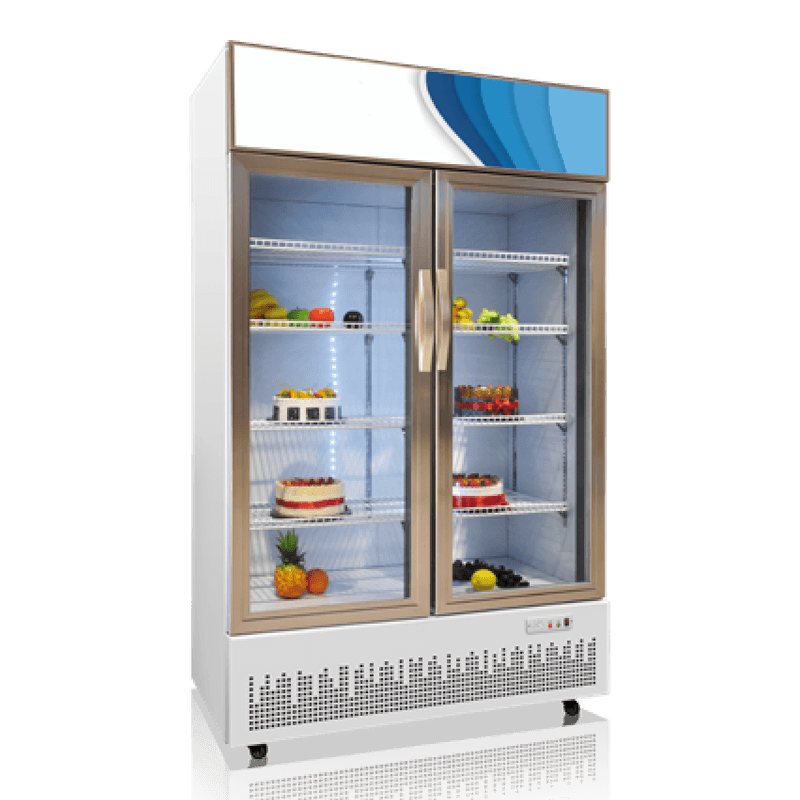 Geräuscharmer Schiebetür-Gefrierschrank