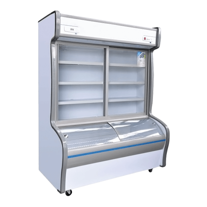 Tiefgekühlter Display-Kühler mit tiefem Boden Tiefgekühlter Display-Kühler mit tiefem Boden
