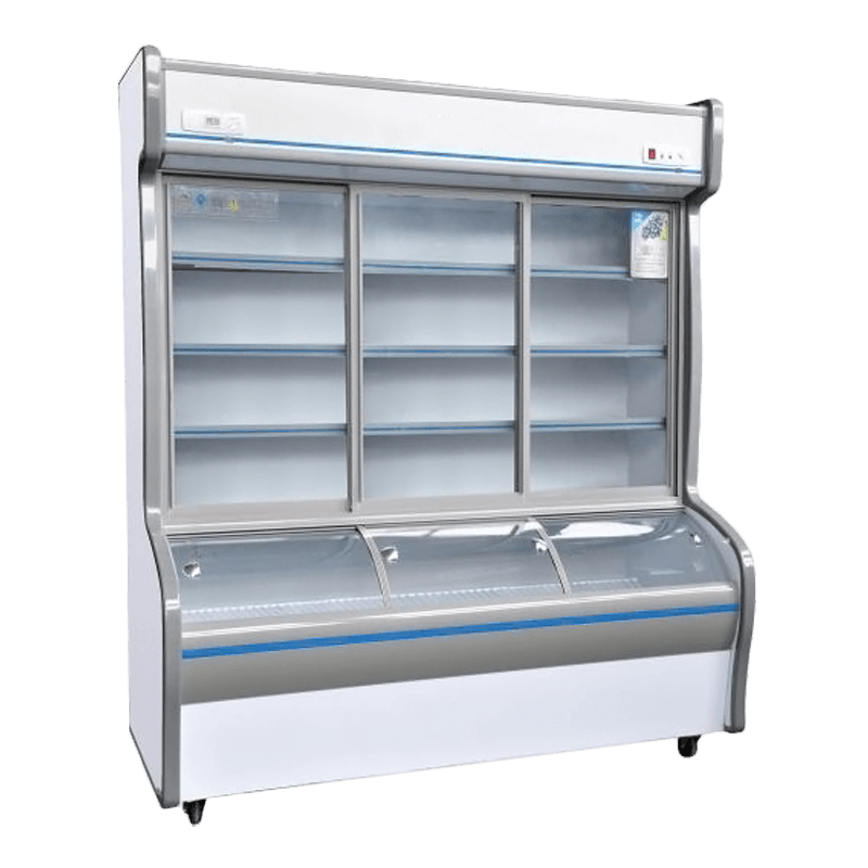 Tiefgekühlter Display-Kühler mit tiefem Boden Tiefgekühlter Display-Kühler mit tiefem Boden
