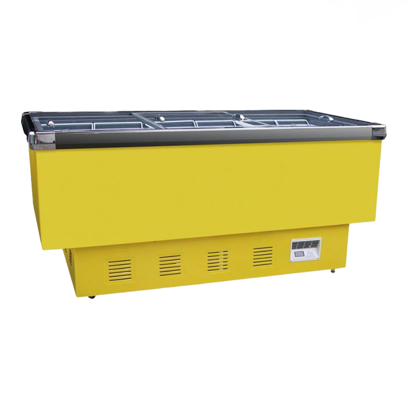 Kühlinselvitrinen mit flachem Boden Kühlinselvitrinen mit flachem Boden